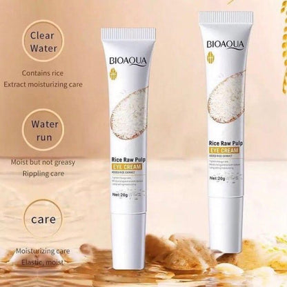 Bioaqua Rice Brightening Eye Cream Rice Raw Pulp Eye Cream Acne Scar Removal