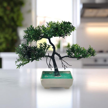 Green Artificial Bonsai Tree ( 1 Piece )– Bonsai Tree Room Decor