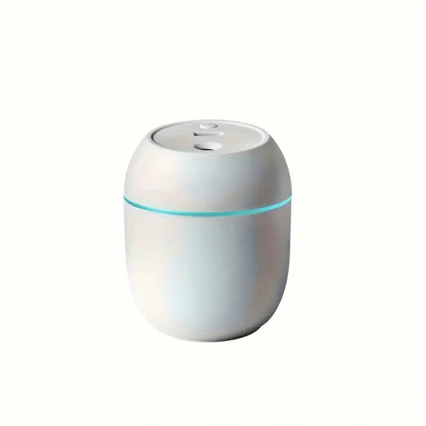 USB Portable Air Humidifier with Warm LED Outline, Essential Oil Diffuser, Auto-Off Modes, and LED Light – Ideal for Home, Car, Face Steaming, and Air Freshening